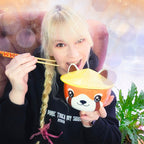 Produktbild Roter Panda Kawaii Schale mit Deckel für Anime Fans