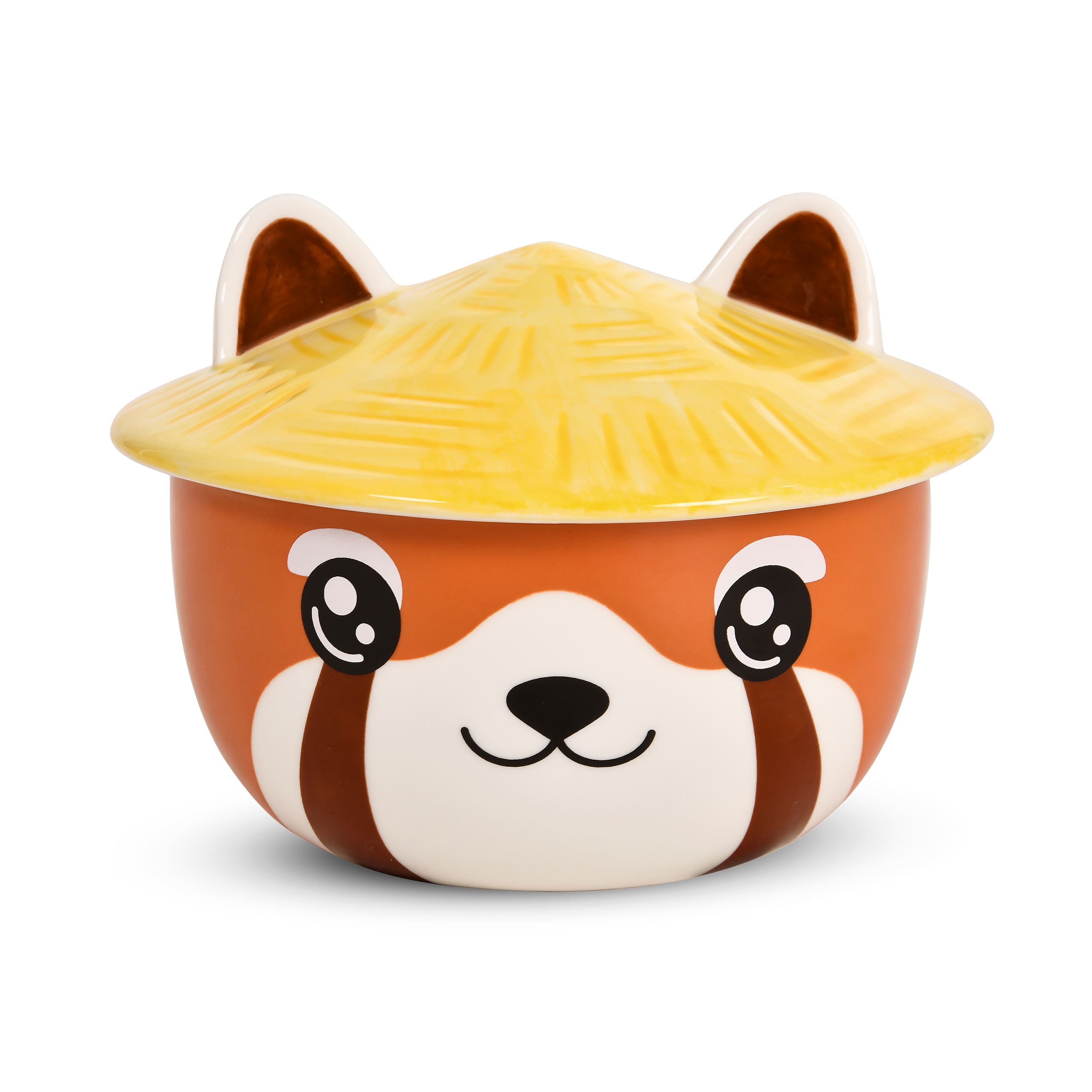 Produktbild Roter Panda Kawaii Schale mit Deckel für Anime Fans