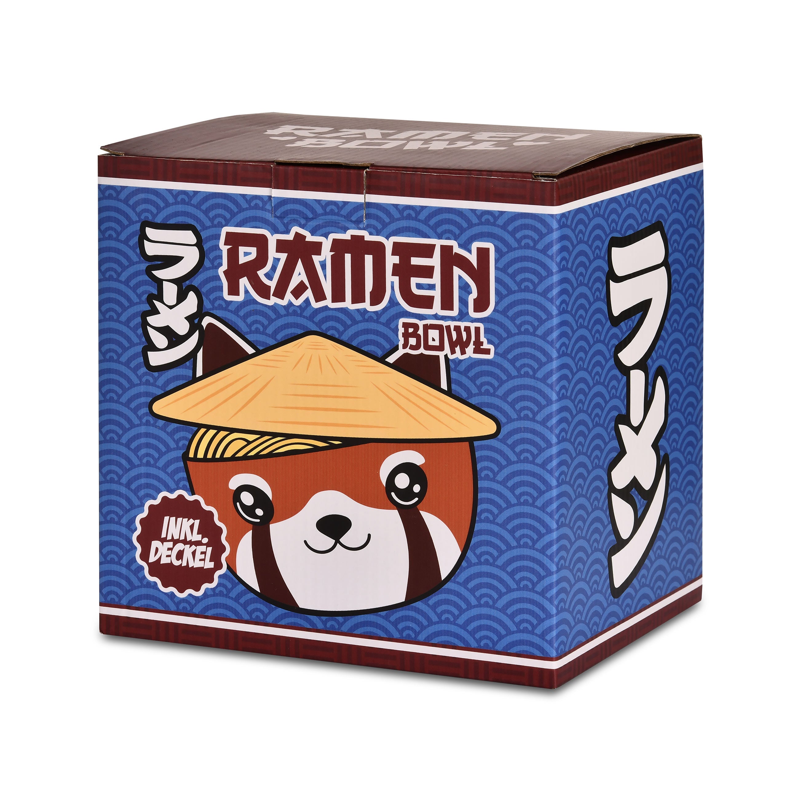 Produktbild Roter Panda Kawaii Schale mit Deckel für Anime Fans