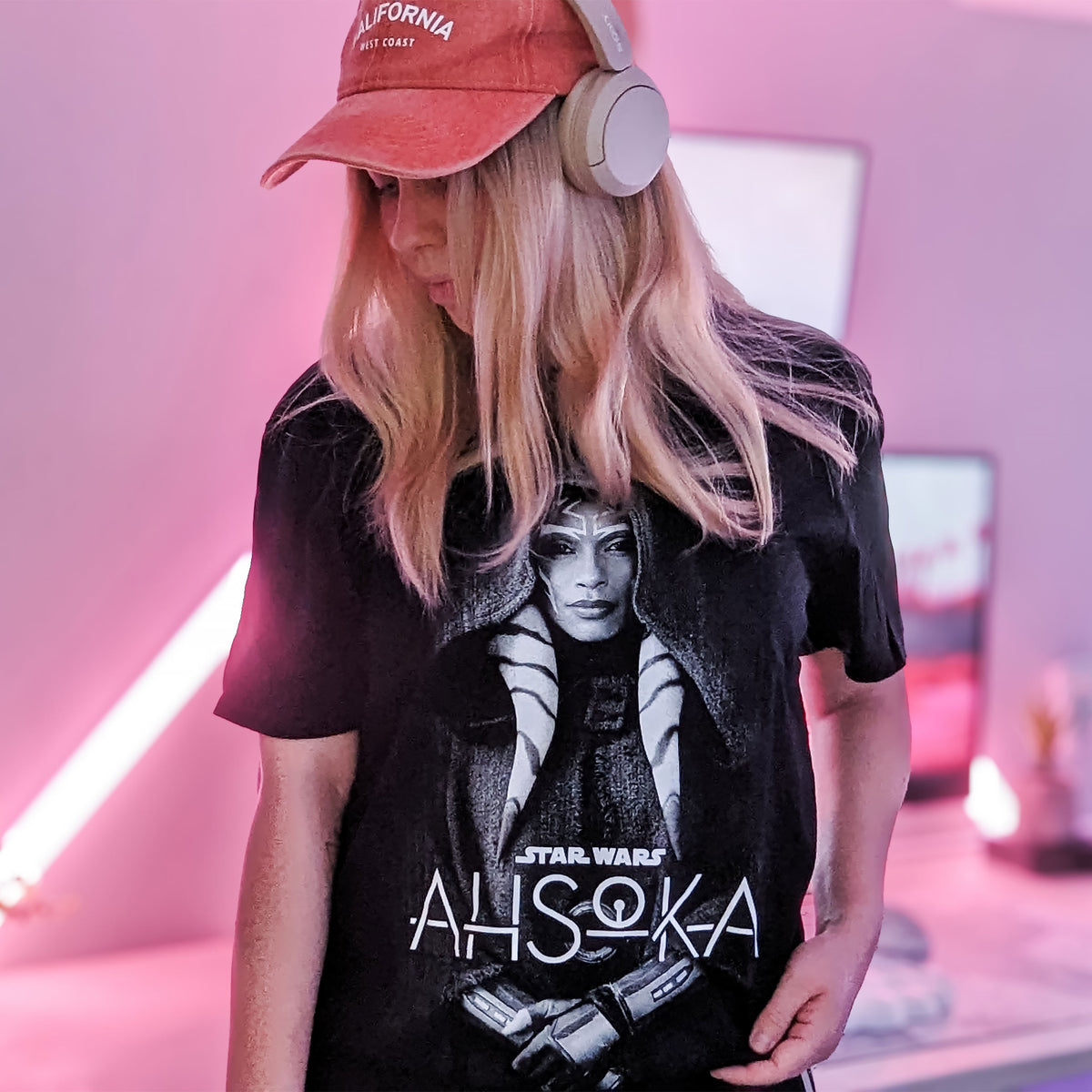Produktbild Ahsoka Tano Togruta T-Shirt schwarz - Star Wars