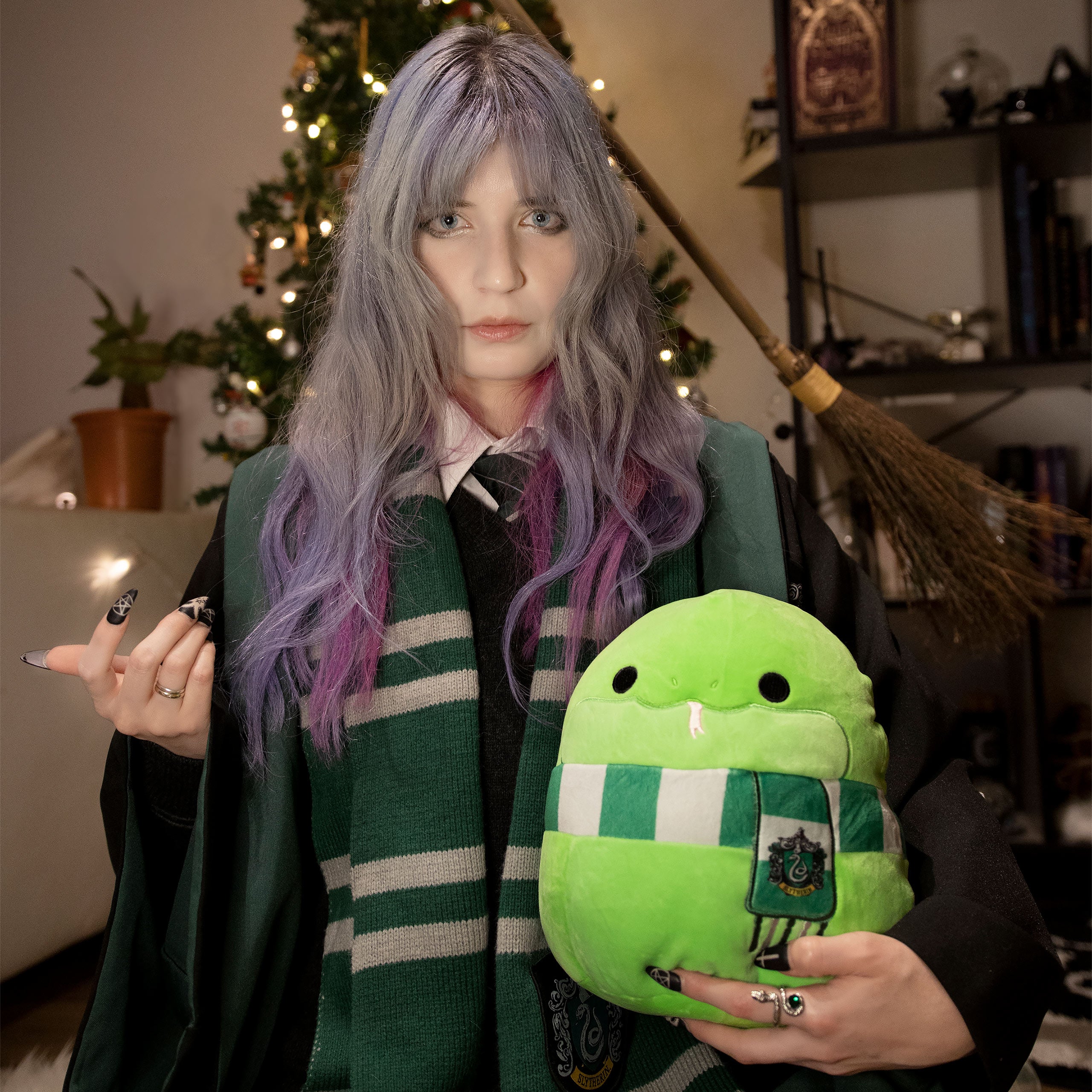 Produktbild Harry Potter - Slytherin Schlange Squishmallows Plüsch Figur