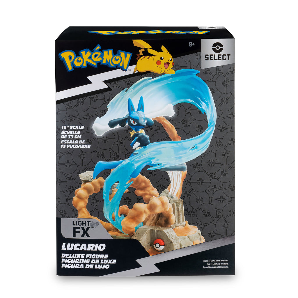 Produktbild Pokemon - Lucario Deluxe Statue mit Leuchtfunktion