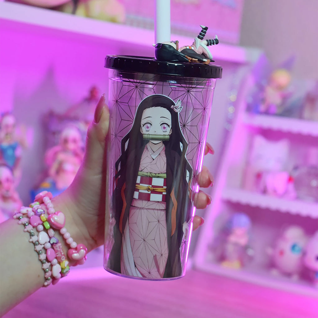 Produktbild Demon Slayer - Nezuko Kamado Trinkbecher mit Strohhalm