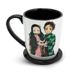 Produktbild Demon Slayer - Nezuko & Tanjiro Kamado Tasse mit Deckel