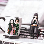 Produktbild Demon Slayer - Nezuko & Tanjiro Kamado Tasse mit Deckel