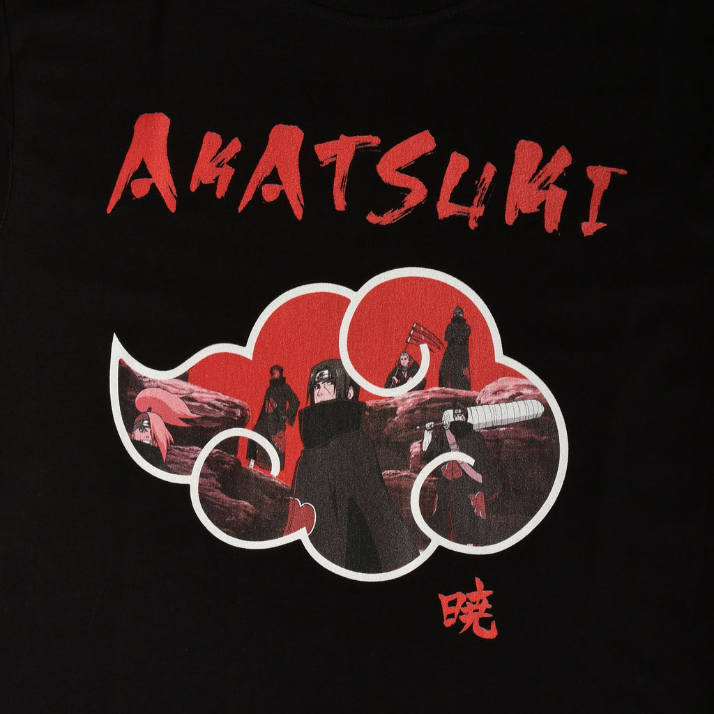 Produktbild Akatsuki T-Shirt schwarz - Naruto Shippuden