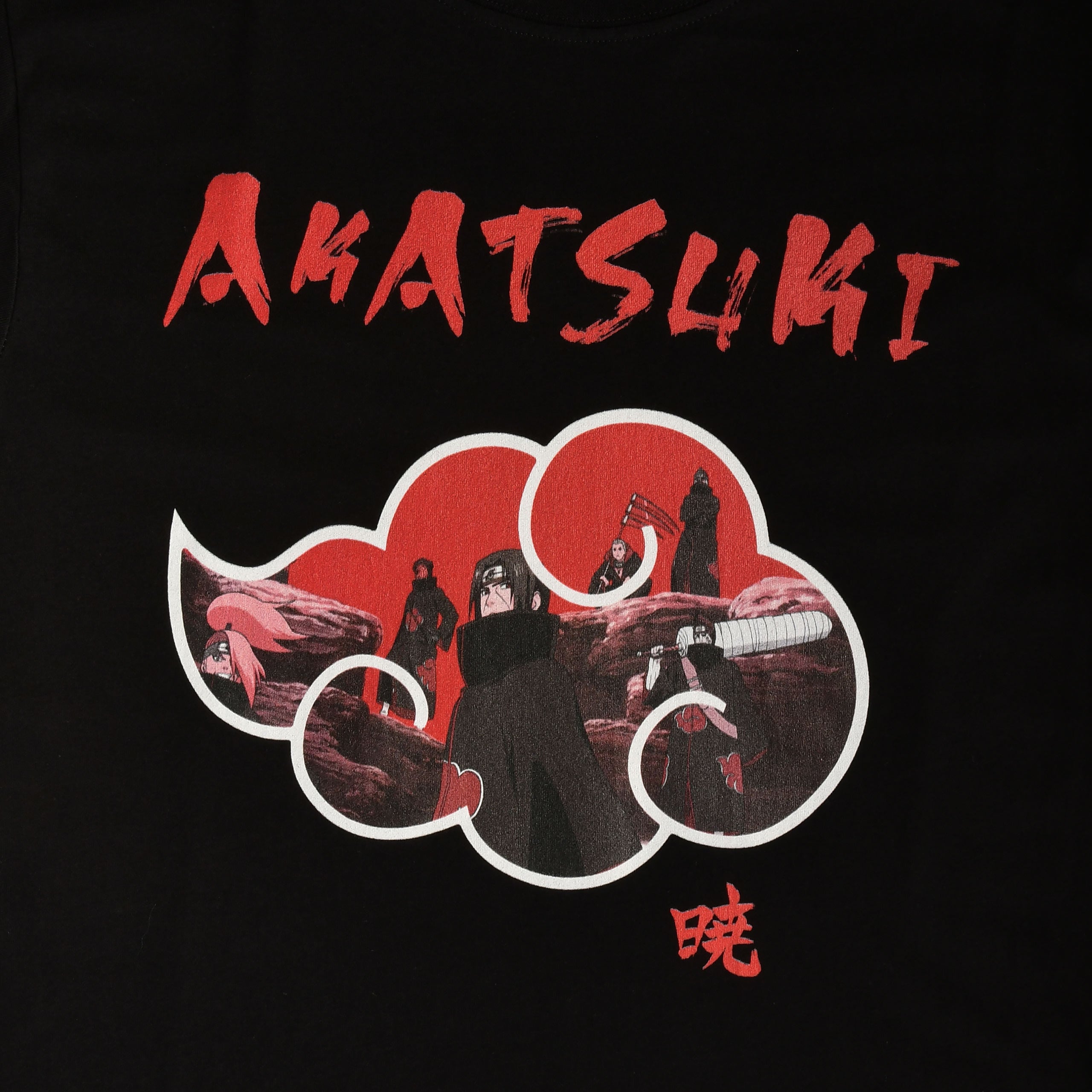 Produktbild Akatsuki T-Shirt schwarz - Naruto Shippuden