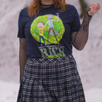 Produktbild Rick and Morty - Portal T-Shirt blau