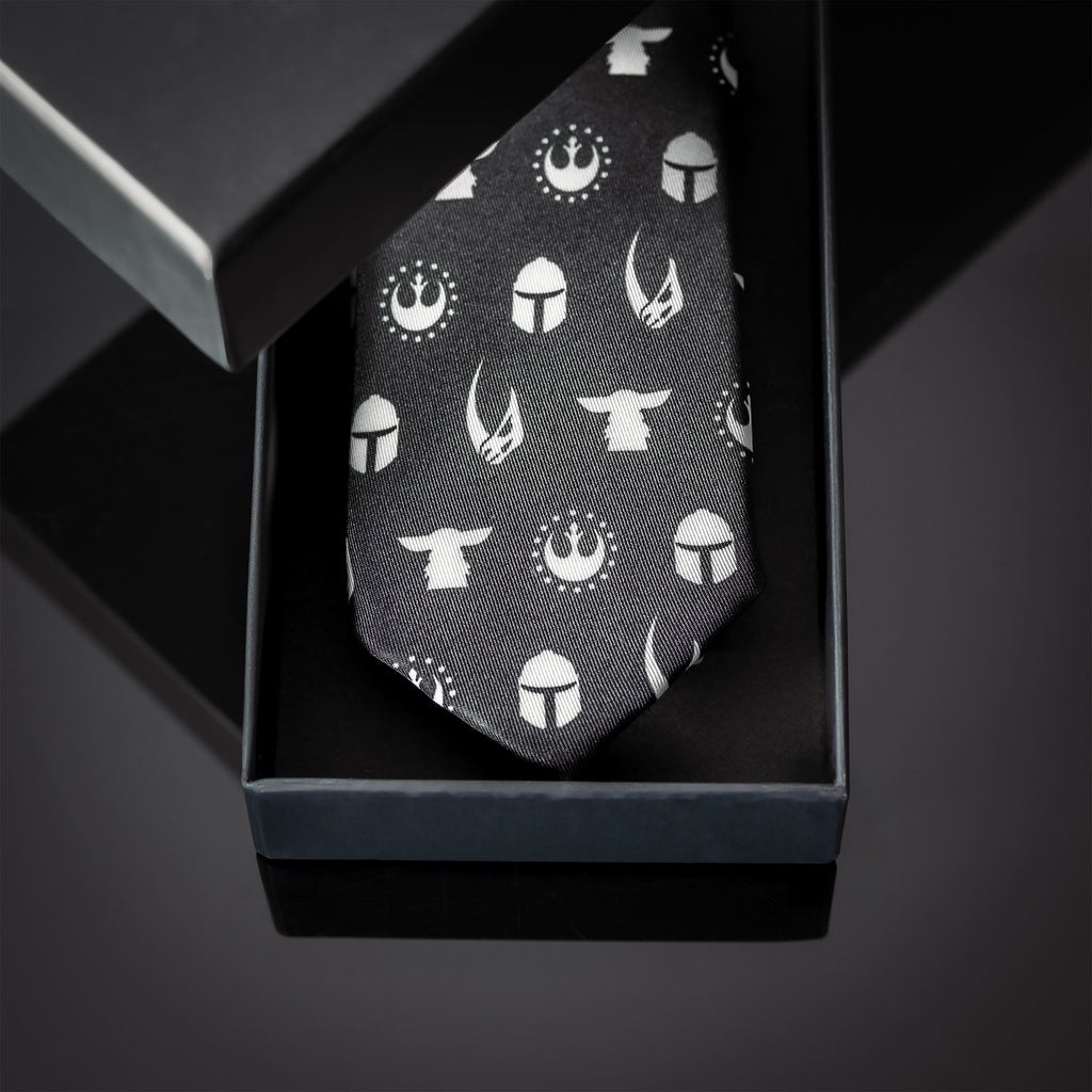 Produktbild The Mandalorian Symbols Krawatte - Star Wars