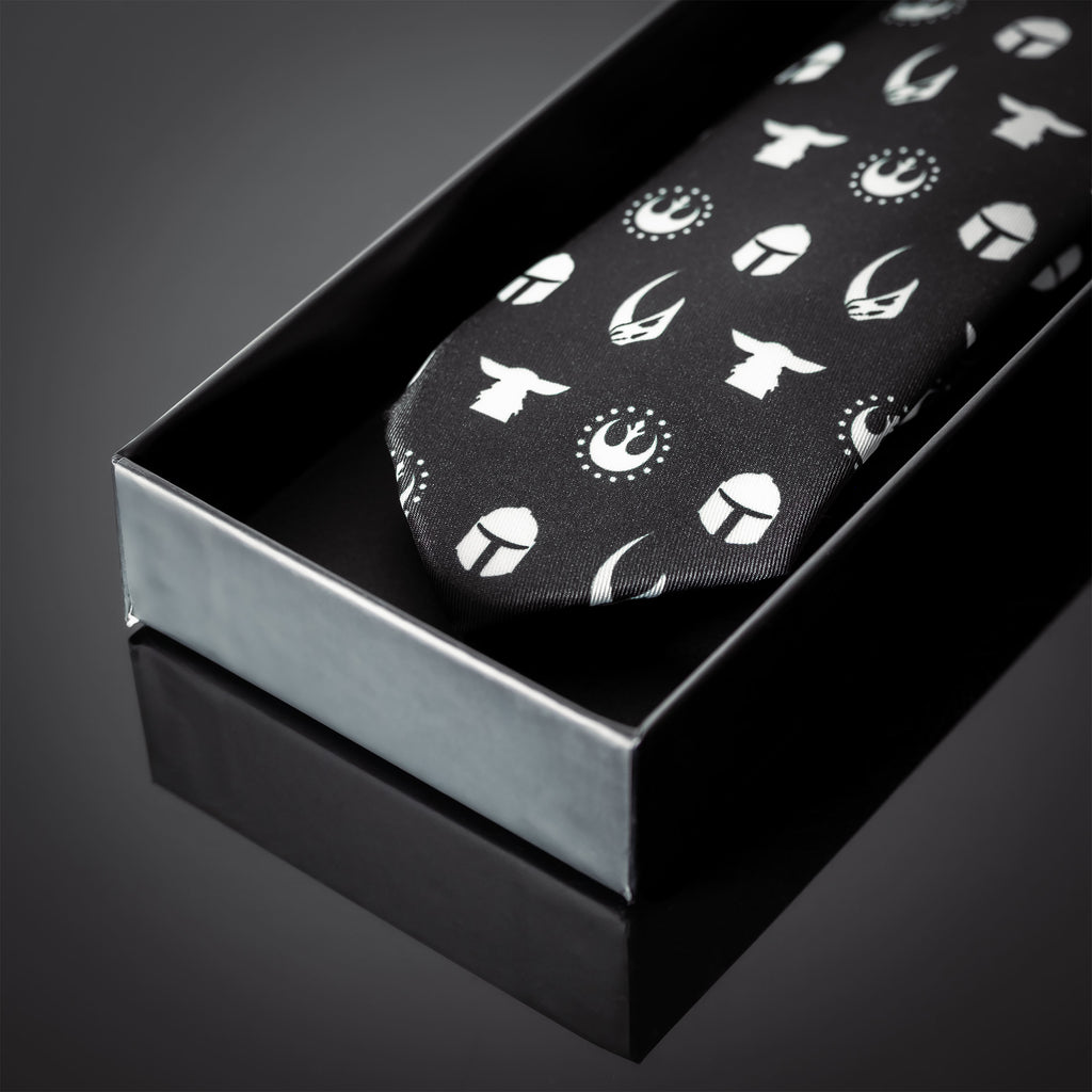 Produktbild The Mandalorian Symbols Krawatte - Star Wars