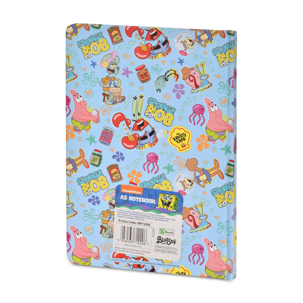 Produktbild SpongeBob - Icons Notizbuch A5