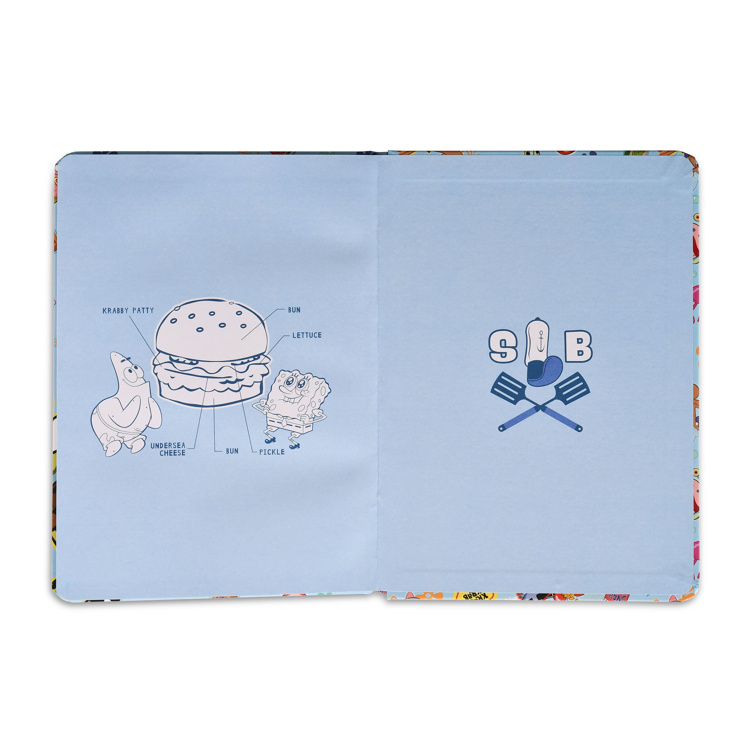 Produktbild SpongeBob - Icons Notizbuch A5