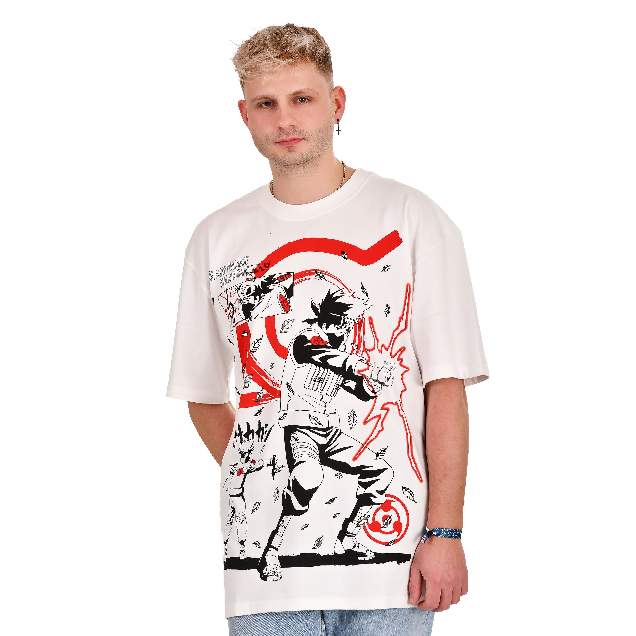 Produktbild Naruto Shippuden - Kakashi Hatake Oversize T-Shirt weiß