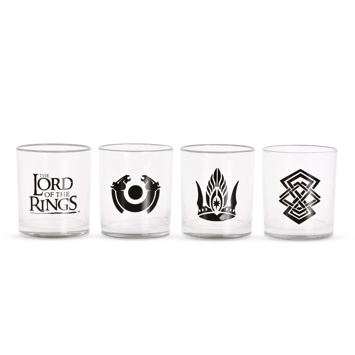 Product image Middle Earth Symbol Glasses 4-piece Set - The Lord of the Rings