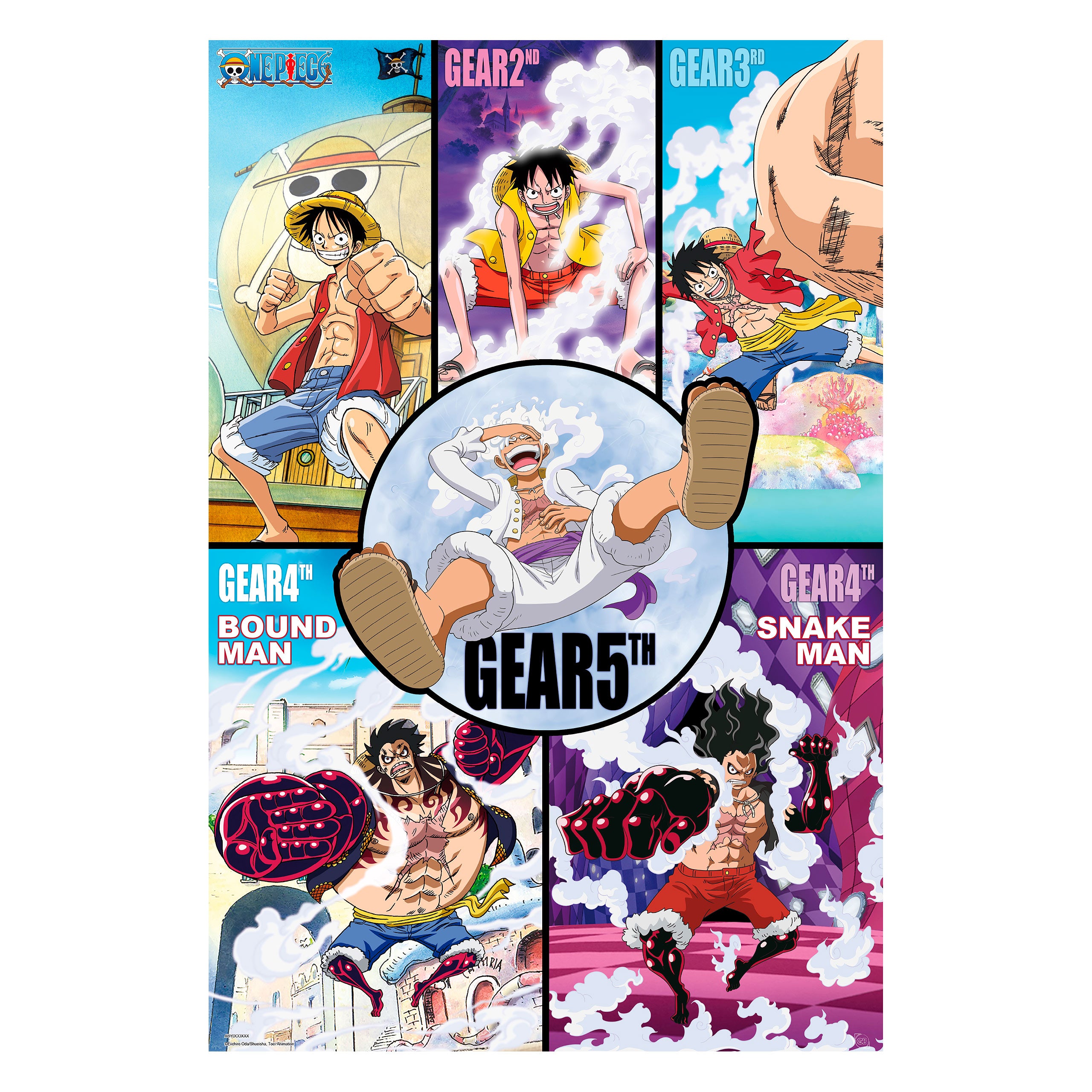 Produktbild One Piece: Gear 5 - Monkey D. Luffy Transformation Maxi Poster