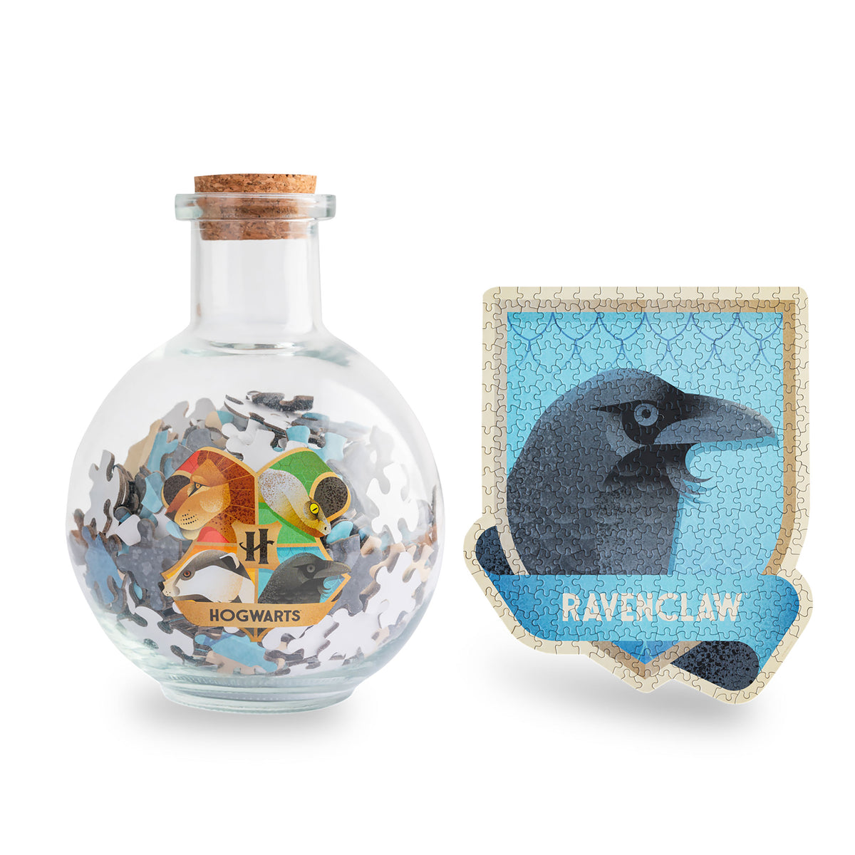 Produktbild Ravenclaw Wappentier Puzzle in Zaubertrank-Flasche - Harry Potter