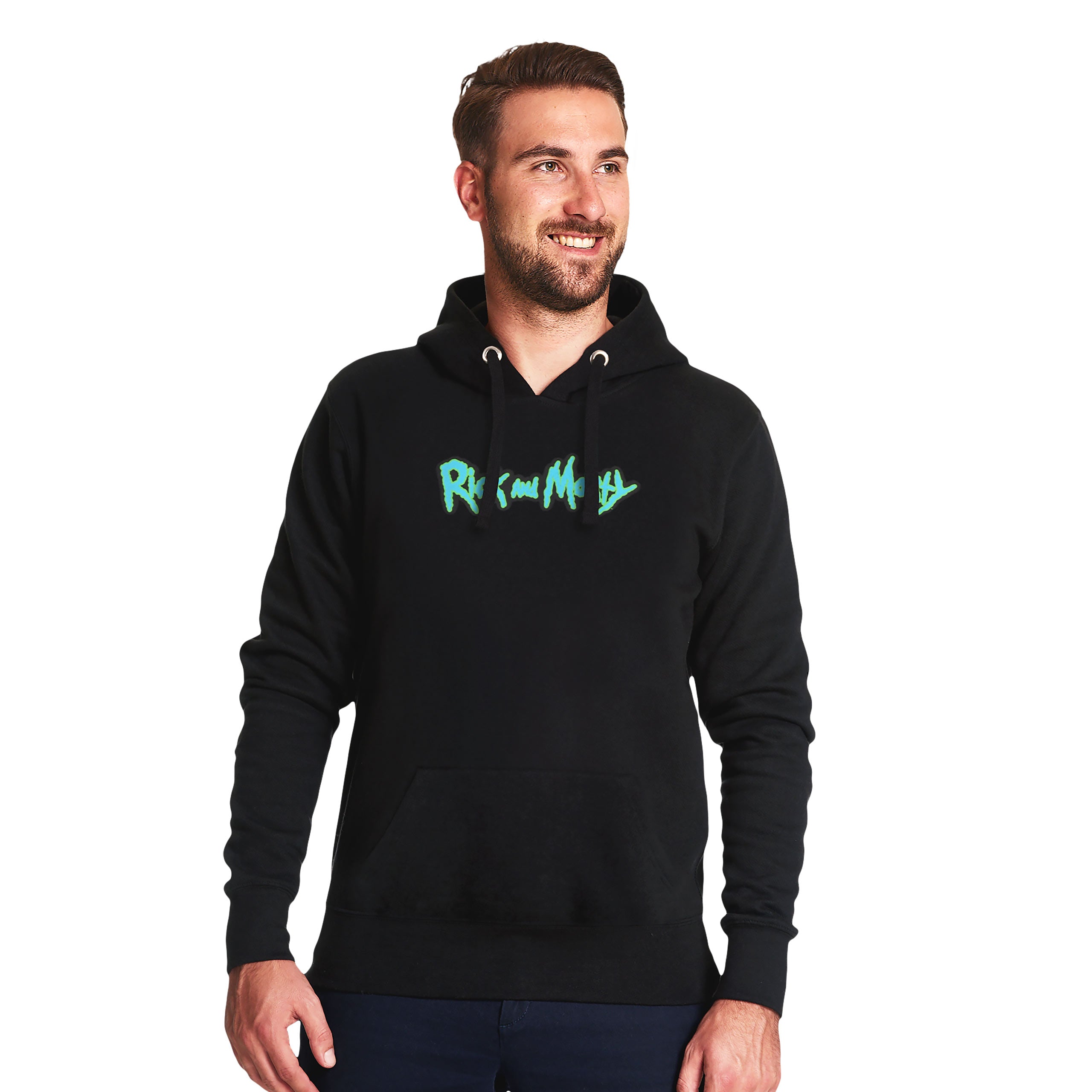 Product image Rick and Morty - Portal Boyz Glow in the Dark Hoodie Black