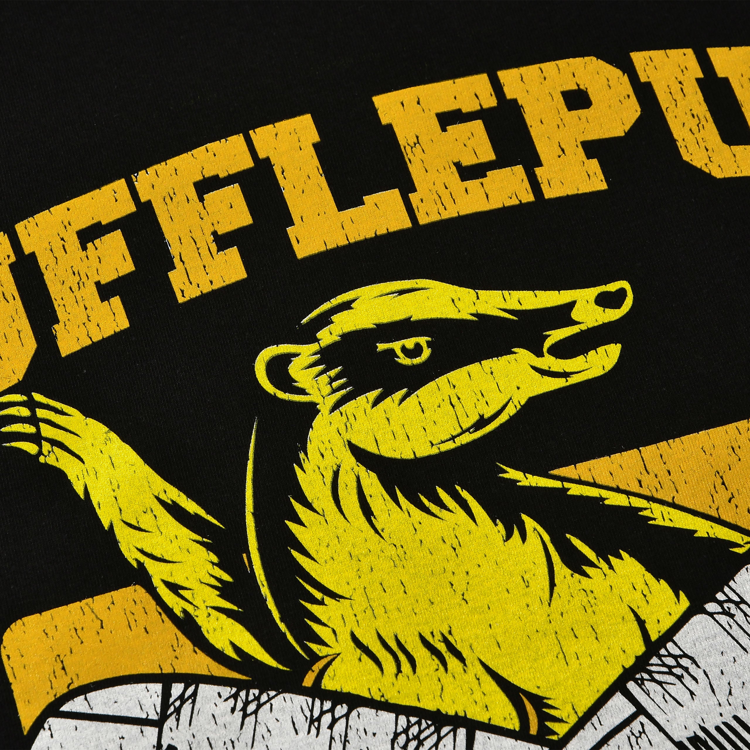 Produktbild Hufflepuff Quidditch College T-Shirt schwarz - Harry Potter