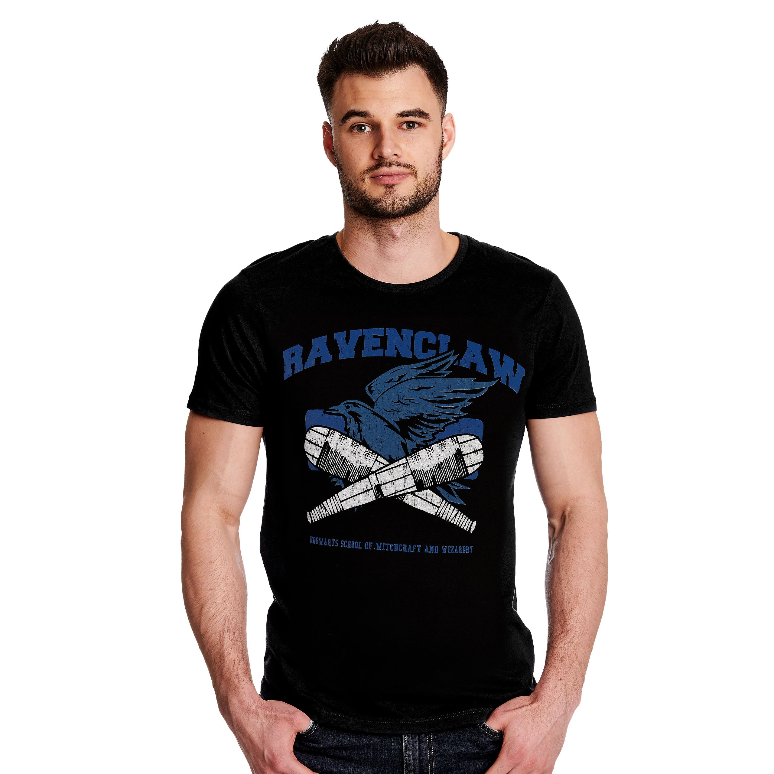 Produktbild Ravenclaw Quidditch College T-Shirt schwarz - Harry Potter