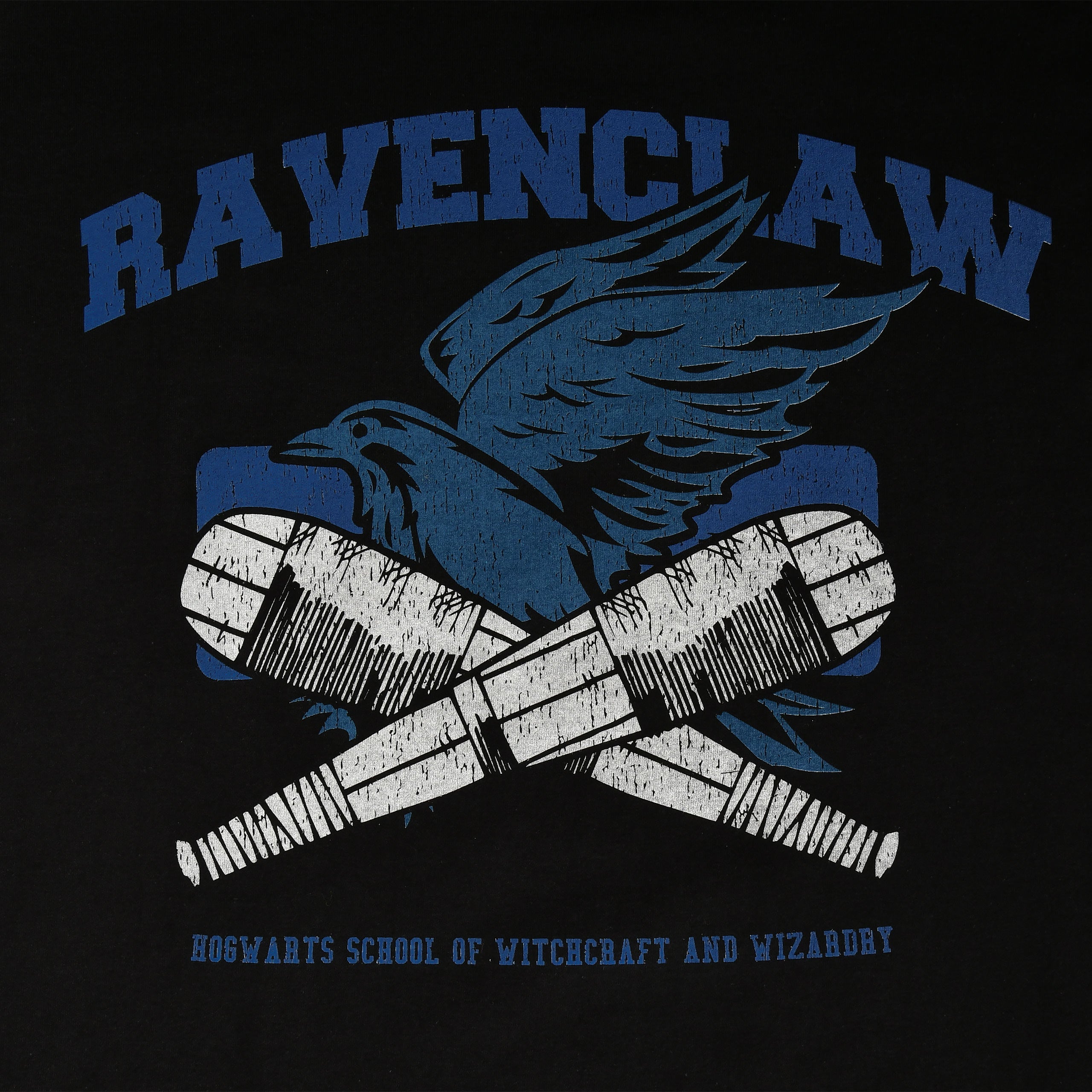 Produktbild Ravenclaw Quidditch College T-Shirt schwarz - Harry Potter