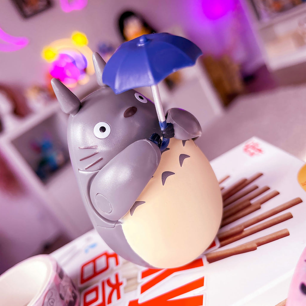 Produktbild Totoro - Miminzuku Oh-Totoro Stehaufmännchen Figur mit Schirm