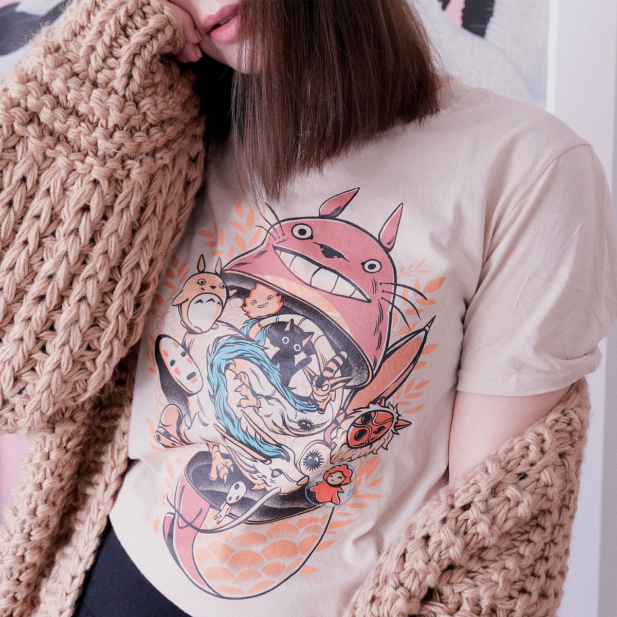 Produktbild Ilustrata - My Neighbour Matrjoschka T-Shirt beige