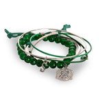 Produktbild Harry Potter - Slytherin Armbänder 5er Set