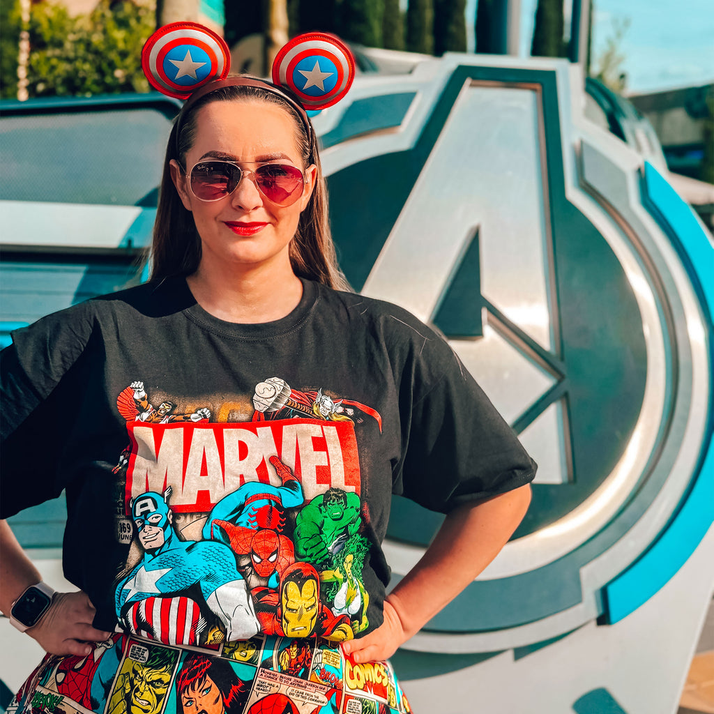 Produktbild Marvel Comics Superheroes T-Shirt schwarz