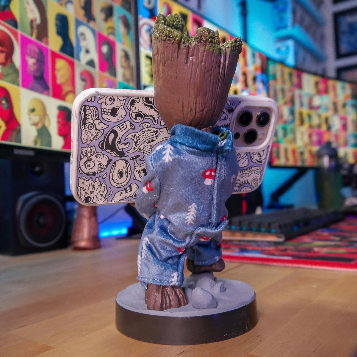 Produktbild Guardians of the Galaxy - Pyjama Groot Cable Guy Figur