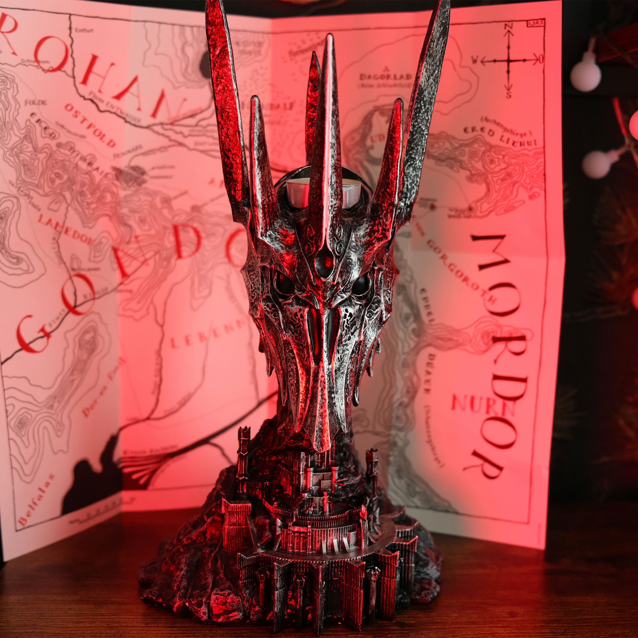 Produktbild Der Herr der Ringe - Sauron Kerzenständer deluxe