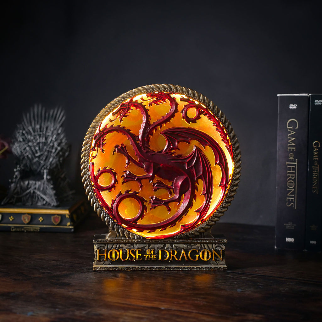 Produktbild Targaryen Wappen Tischlampe deluxe - House of the Dragon