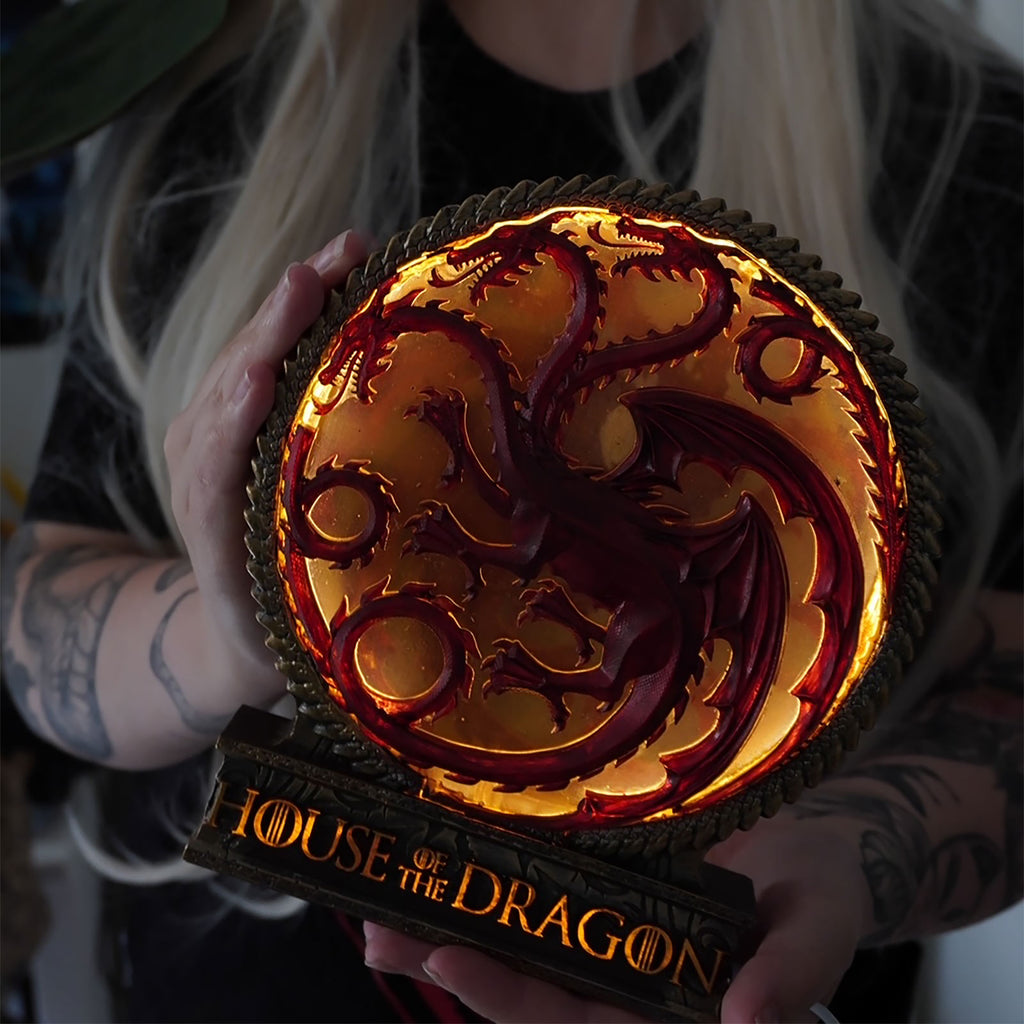 Produktbild Targaryen Wappen Tischlampe deluxe - House of the Dragon