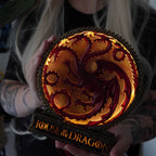 Produktbild Targaryen Wappen Tischlampe deluxe - House of the Dragon