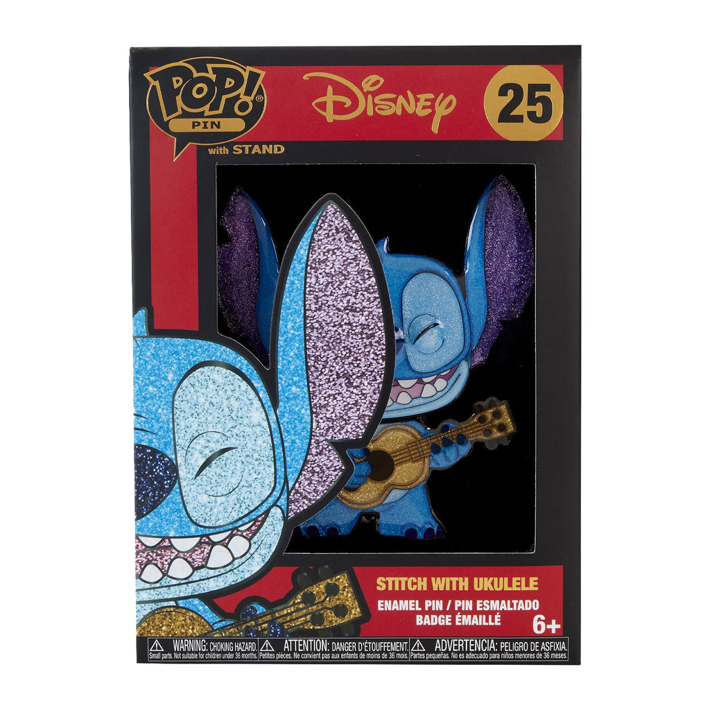 Produktbild Stitch mit Ukulele Funko Pop Pin - Lilo & Stitch