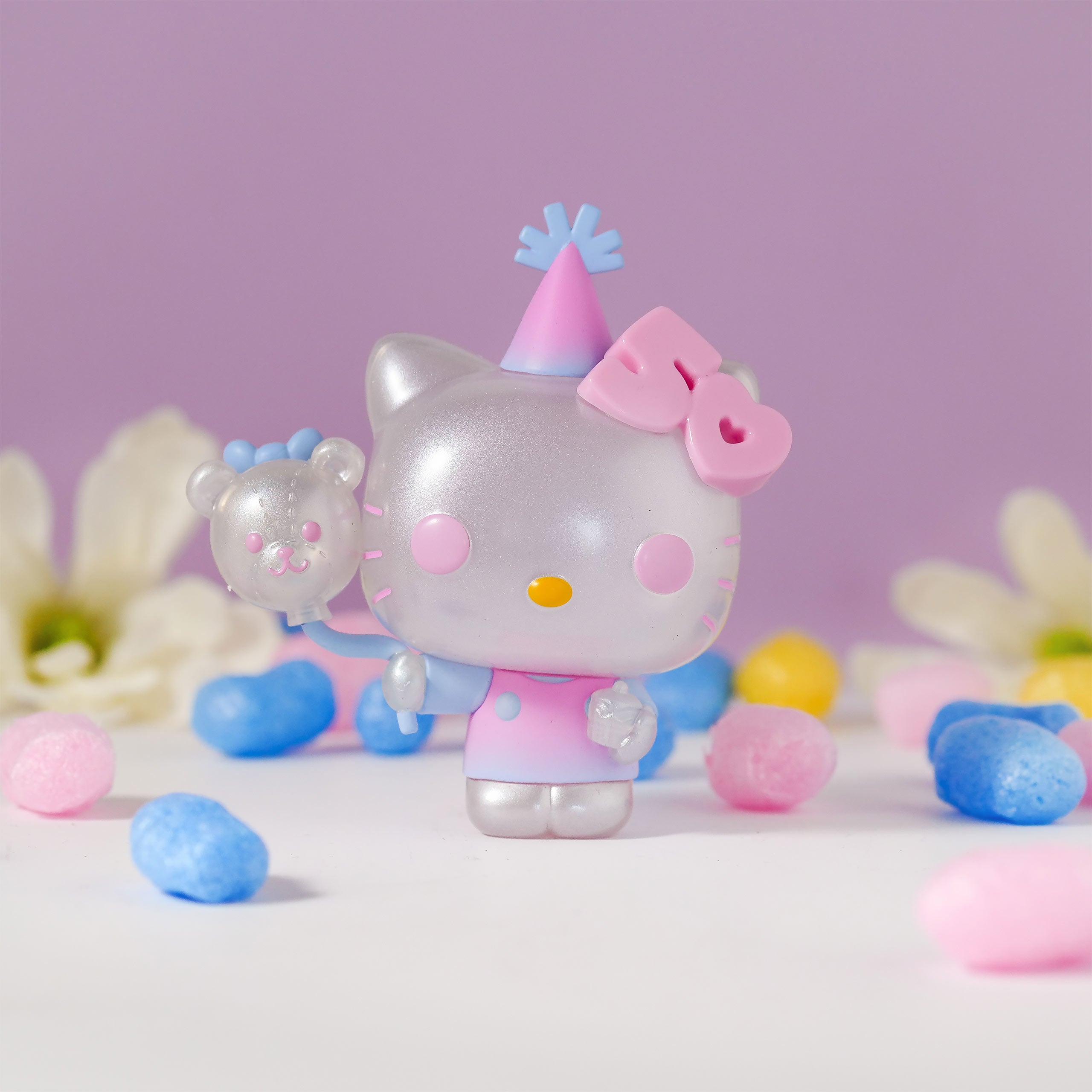 Produktbild Hello Kitty Funko Pop Figur mit Ballon 50th Anniversary