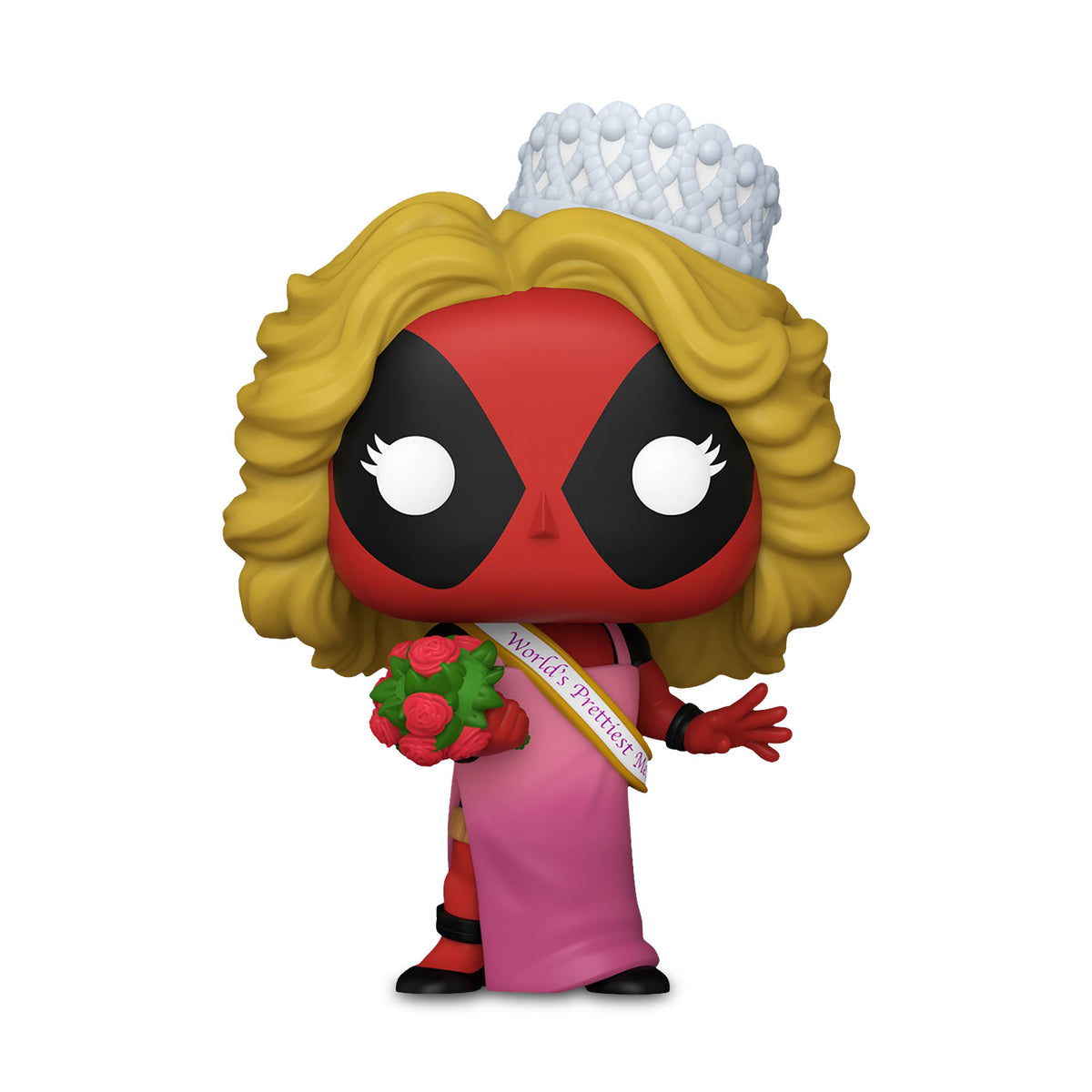 Produktbild Deadpool Beauty Pageant Funko Pop Wackelkopf-Figur