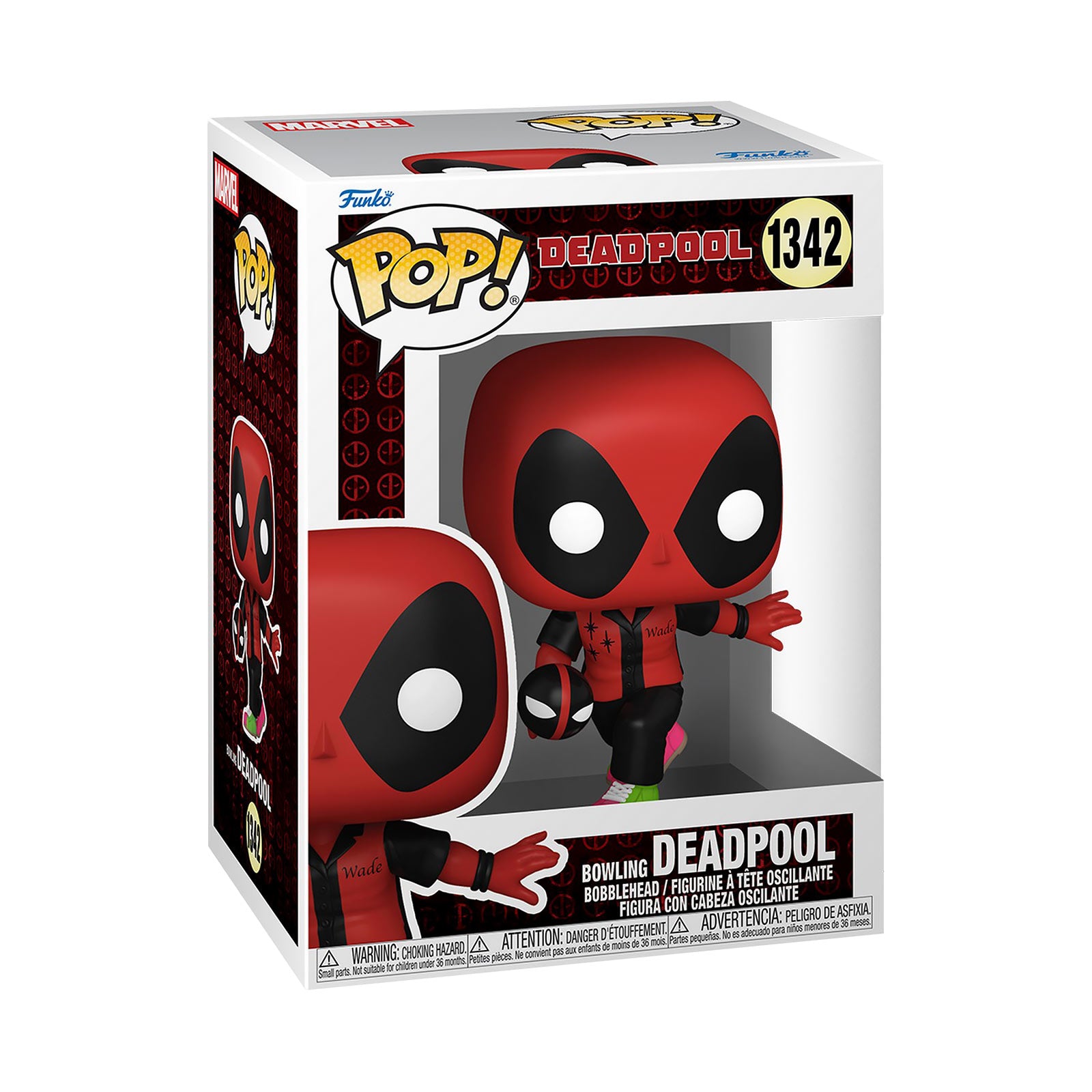 Produktbild Deadpool Bowling Funko Pop Wackelkopf-Figur