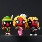 Produktbild Deadpool mit Lederhose Funko Pop Wackelkopf-Figur