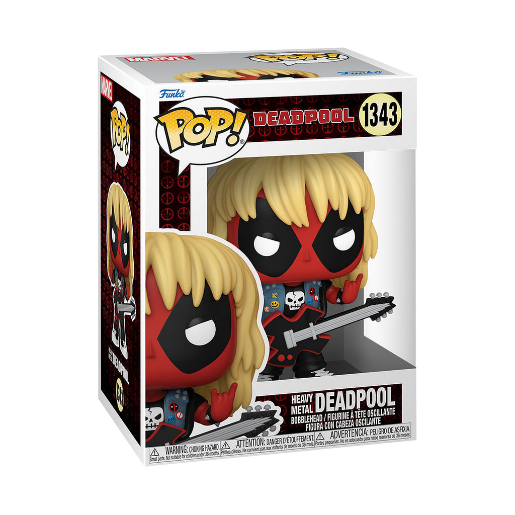 Produktbild Deadpool Heavy Metal Funko Pop Wackelkopf-Figur