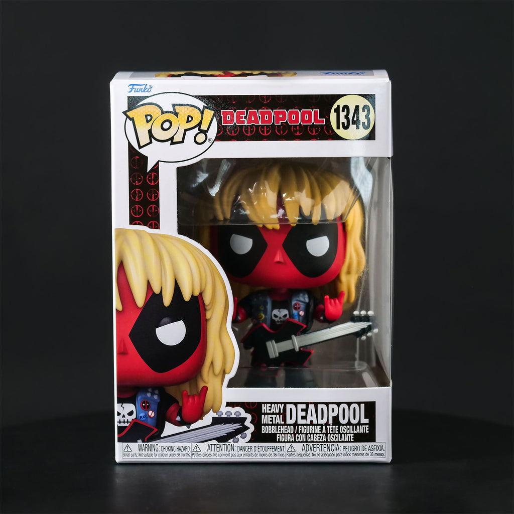 Produktbild Deadpool Heavy Metal Funko Pop Wackelkopf-Figur
