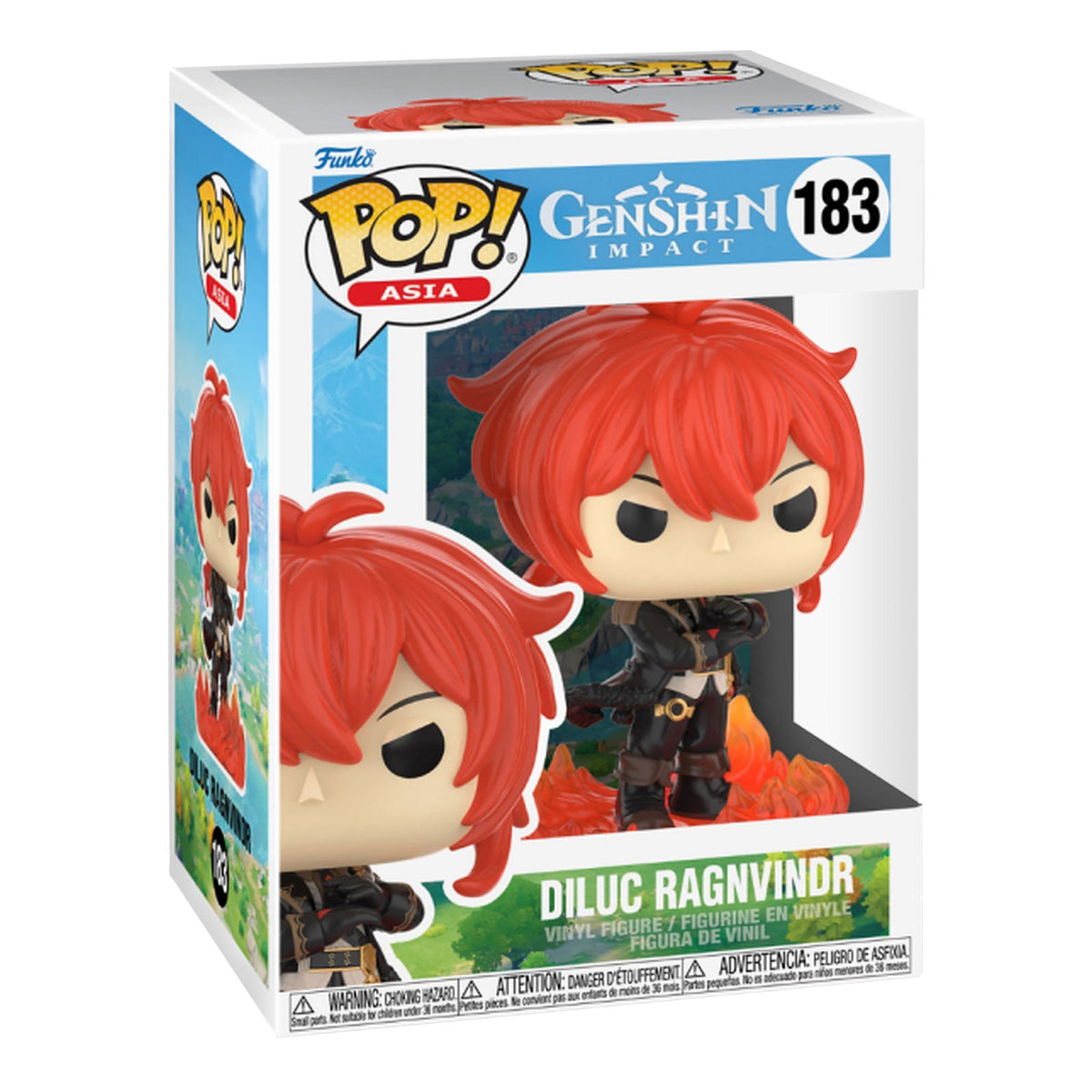 Produktbild Genshin Impact - Diluc Ragnvindr Funko Pop Wackelkopf-Figur