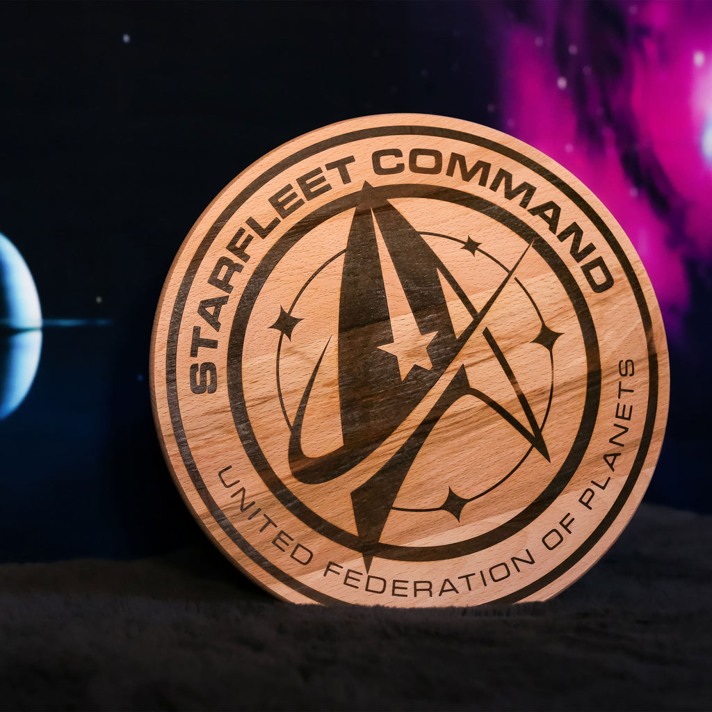 Produktbild Star Trek - Starfleet Command Schneidebrett Buche