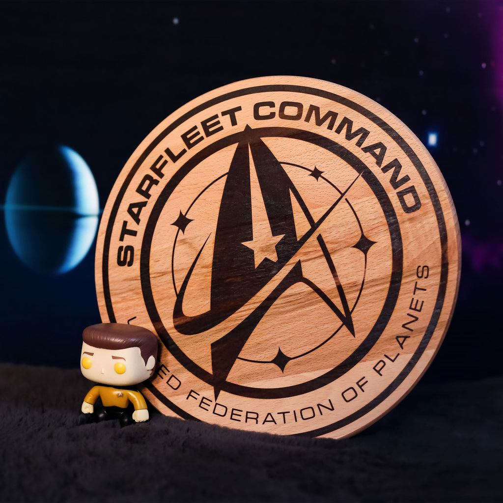 Produktbild Star Trek - Starfleet Command Schneidebrett Buche