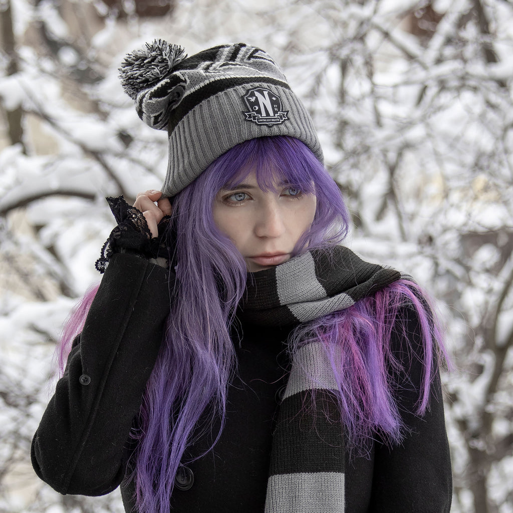 Produktbild Wednesday - Nevermore Academy Beanie