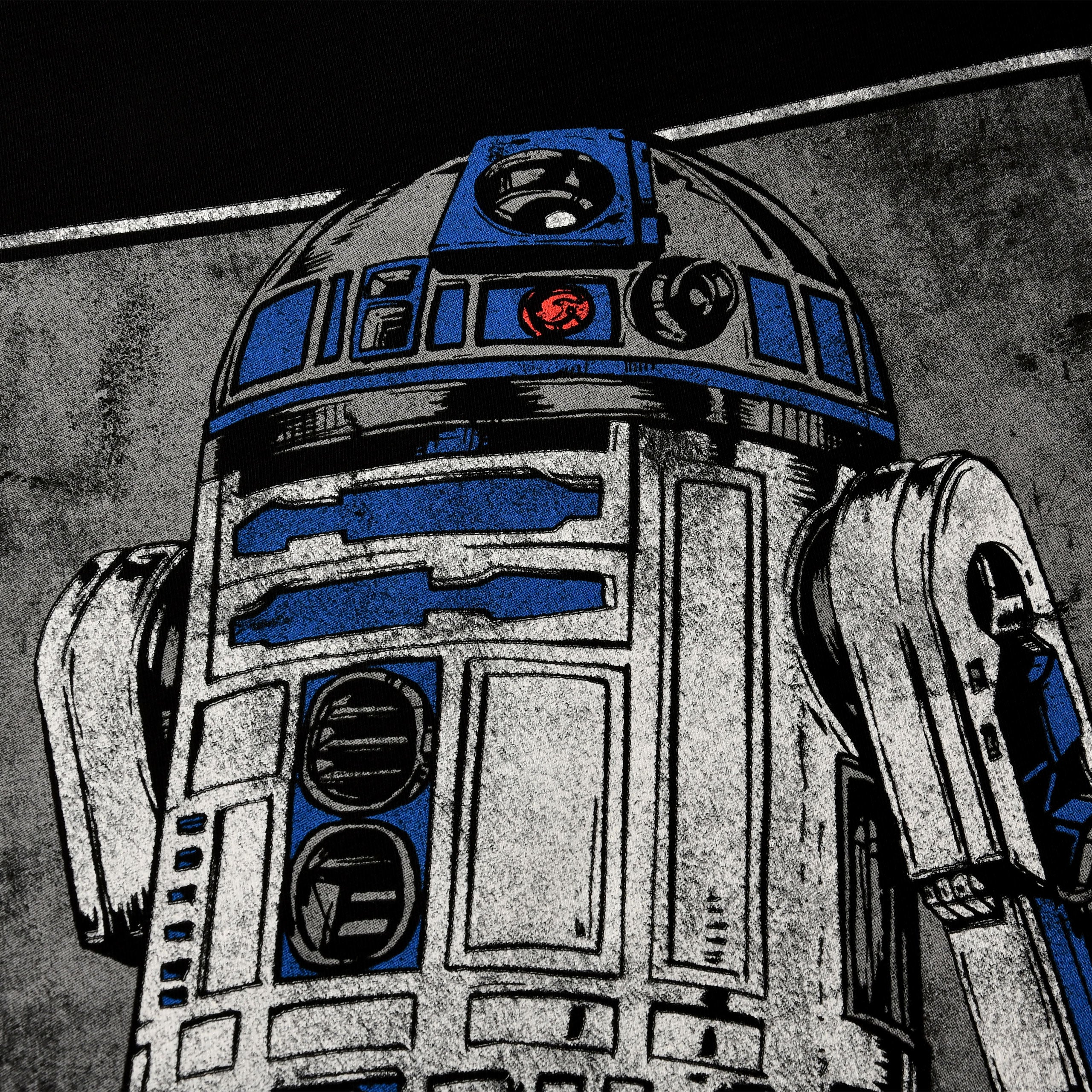 Produktbild Star Wars - R2D2 Portrait T-Shirt schwarz