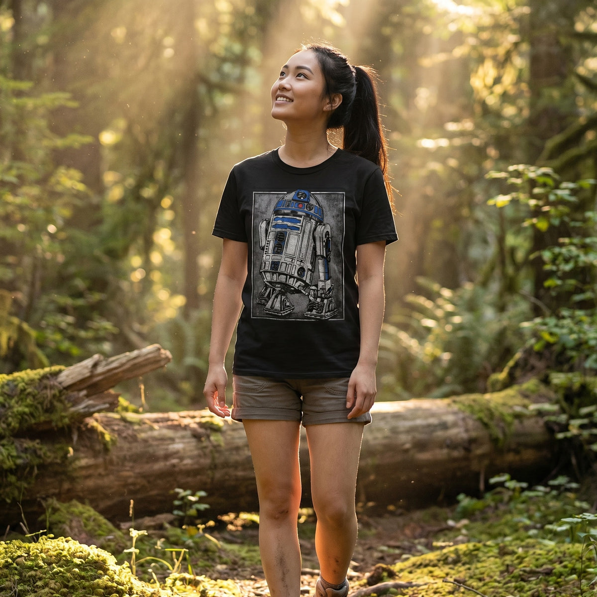 Product image Star Wars - R2D2 Portrait T-Shirt black