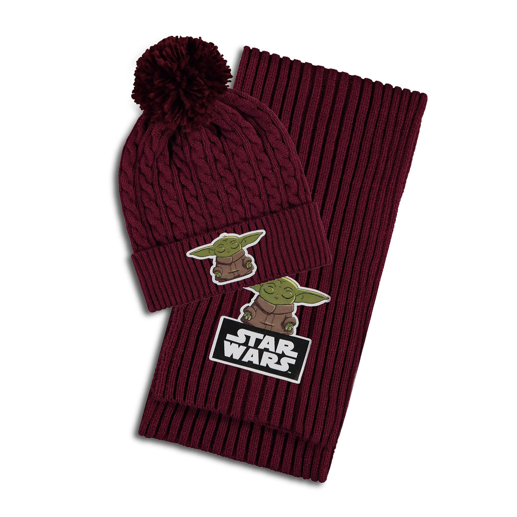 Produktbild Grogu Mütze mit Bommel und Schal - Star Wars The Mandalorian