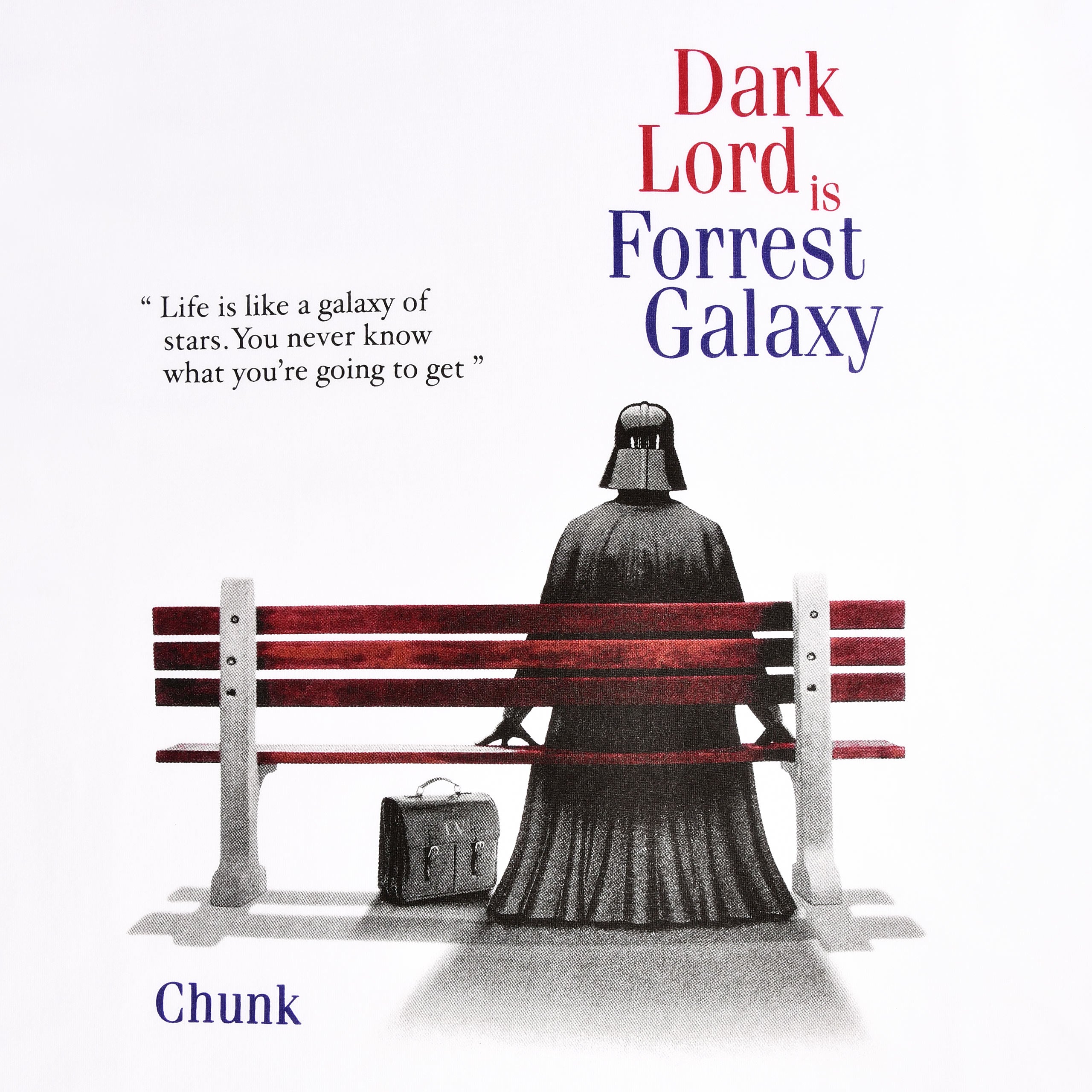 Produktbild Dark Lord is Forrest Galaxy T-Shirt für Star Wars Fans weiß