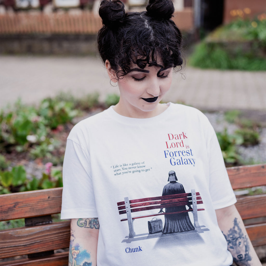 Produktbild Dark Lord is Forrest Galaxy T-Shirt für Star Wars Fans weiß