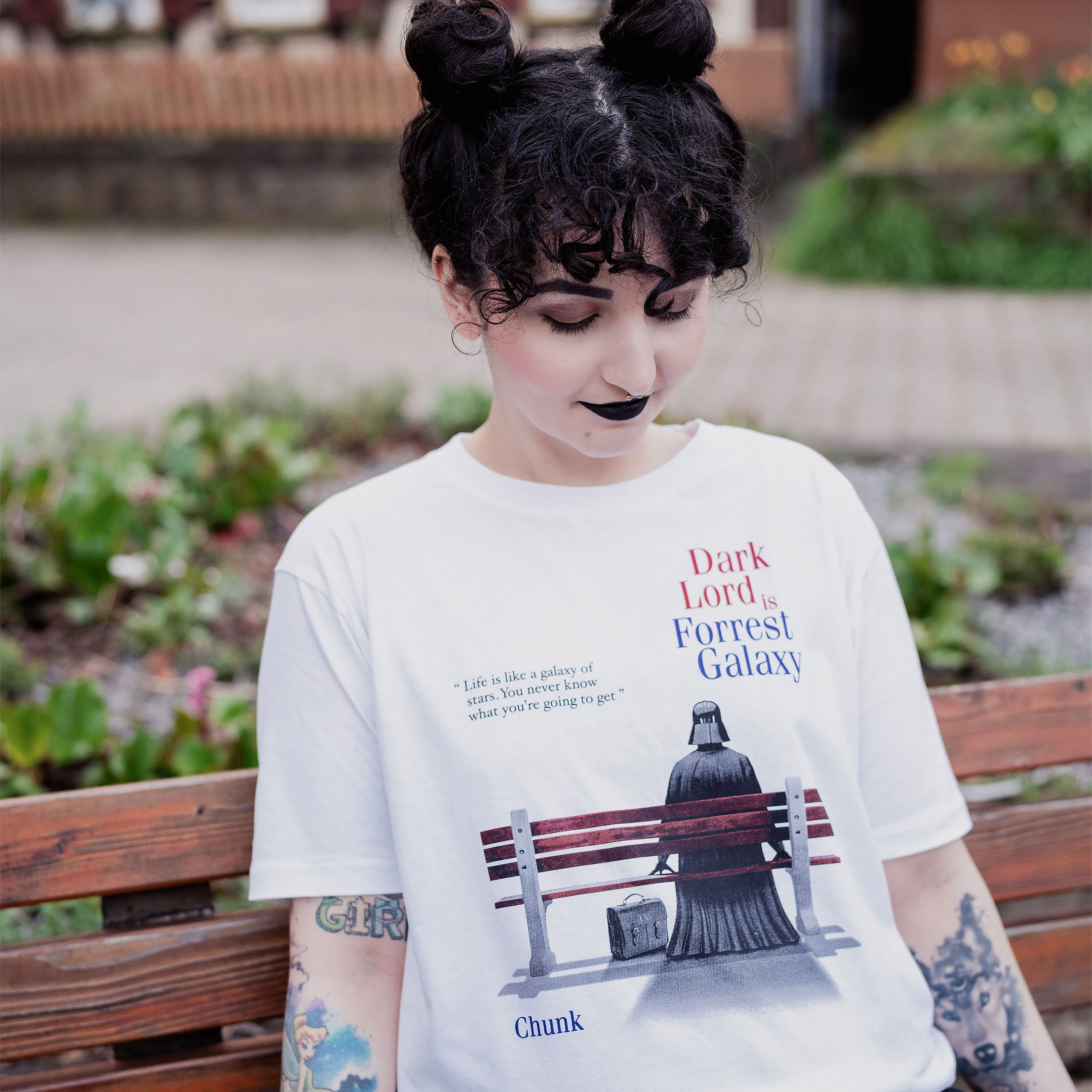 Produktbild Dark Lord is Forrest Galaxy T-Shirt für Star Wars Fans weiß